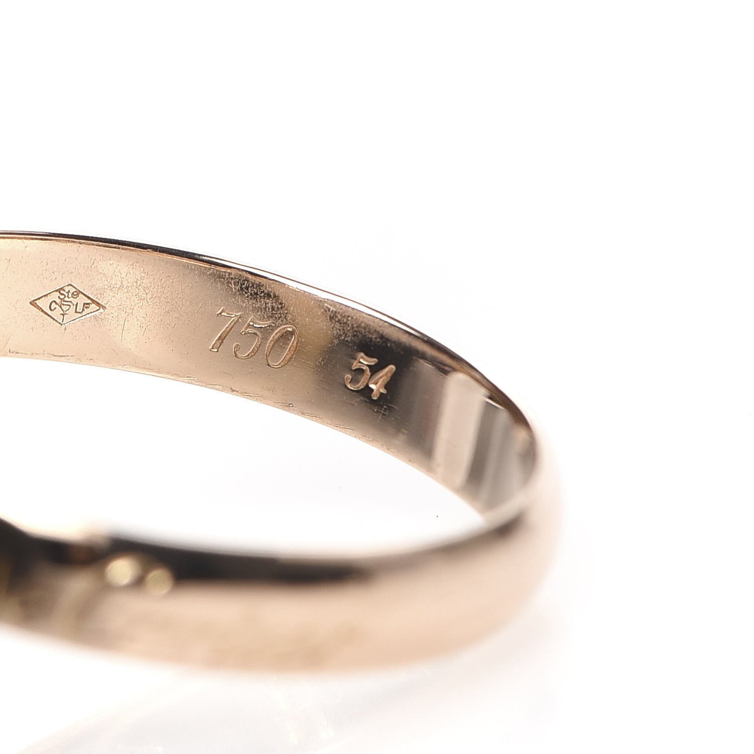 Cartier 18K Pink Yellow White Gold Classic Les Must De Trinity Ring 54 6.75 4 of 4