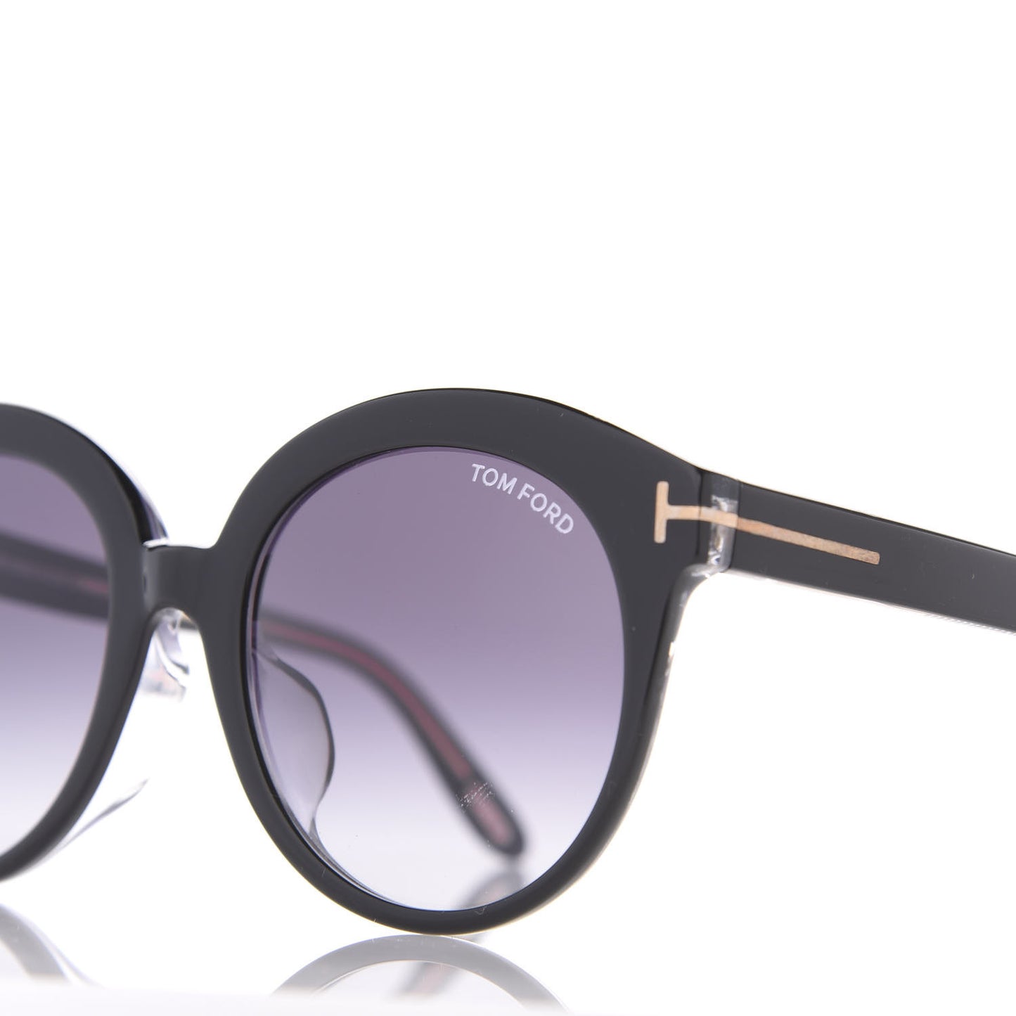 Monica Round Sunglasses TF429 Black