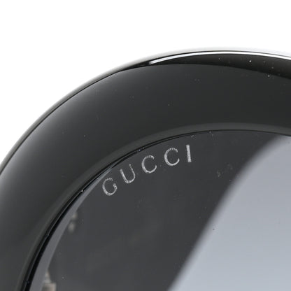 Gucci Acetate Round GG0101S Glitter Sunglasses Black 7 of 7
