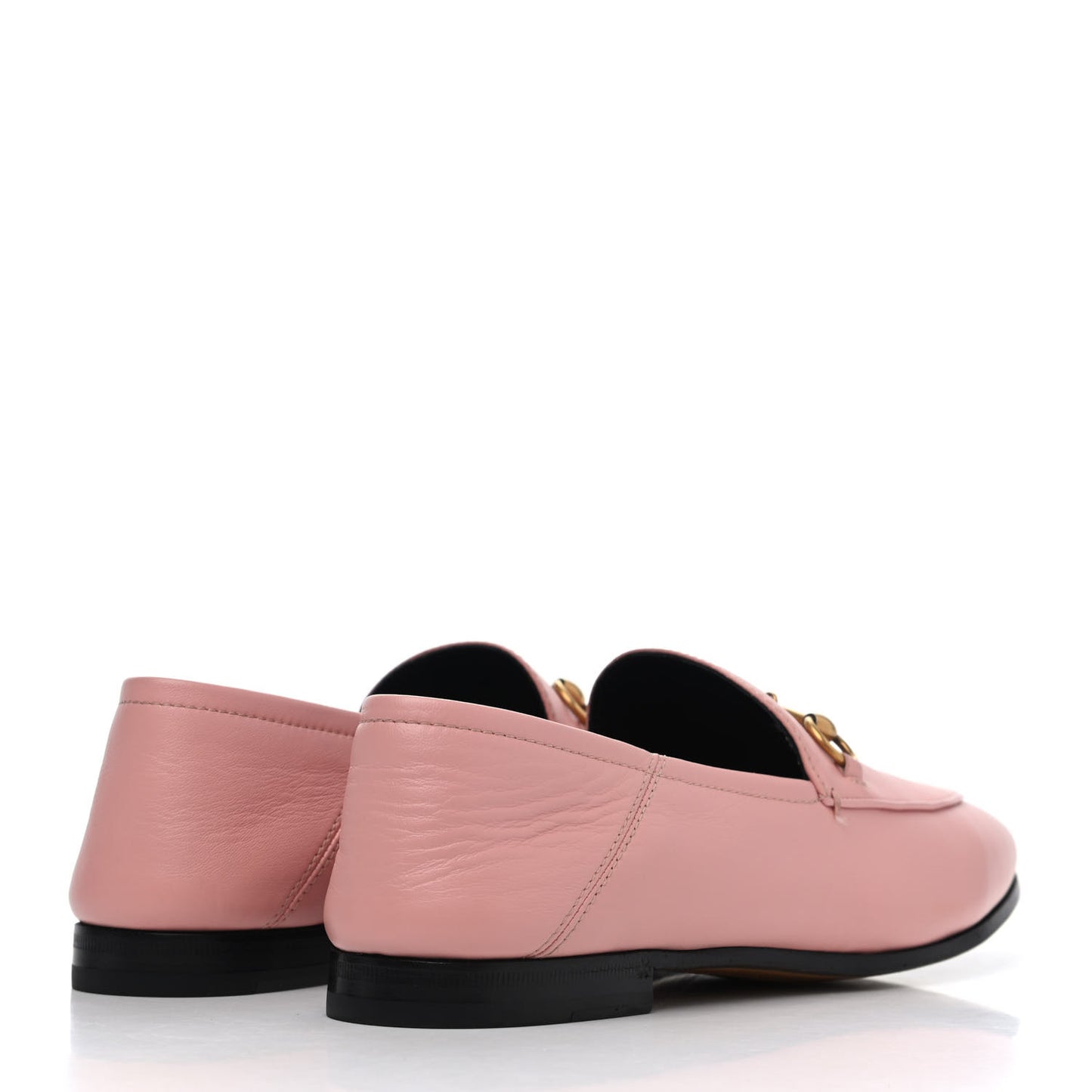 Lambskin Womens Brixton Horsebit Loafers 39.5 Perfect Pink