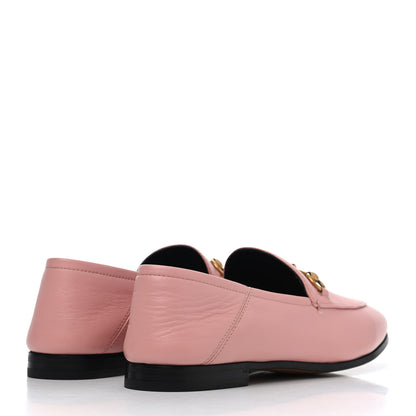 Gucci Lambskin Womens Brixton Horsebit Loafers 39.5 Perfect Pink 3 of 4