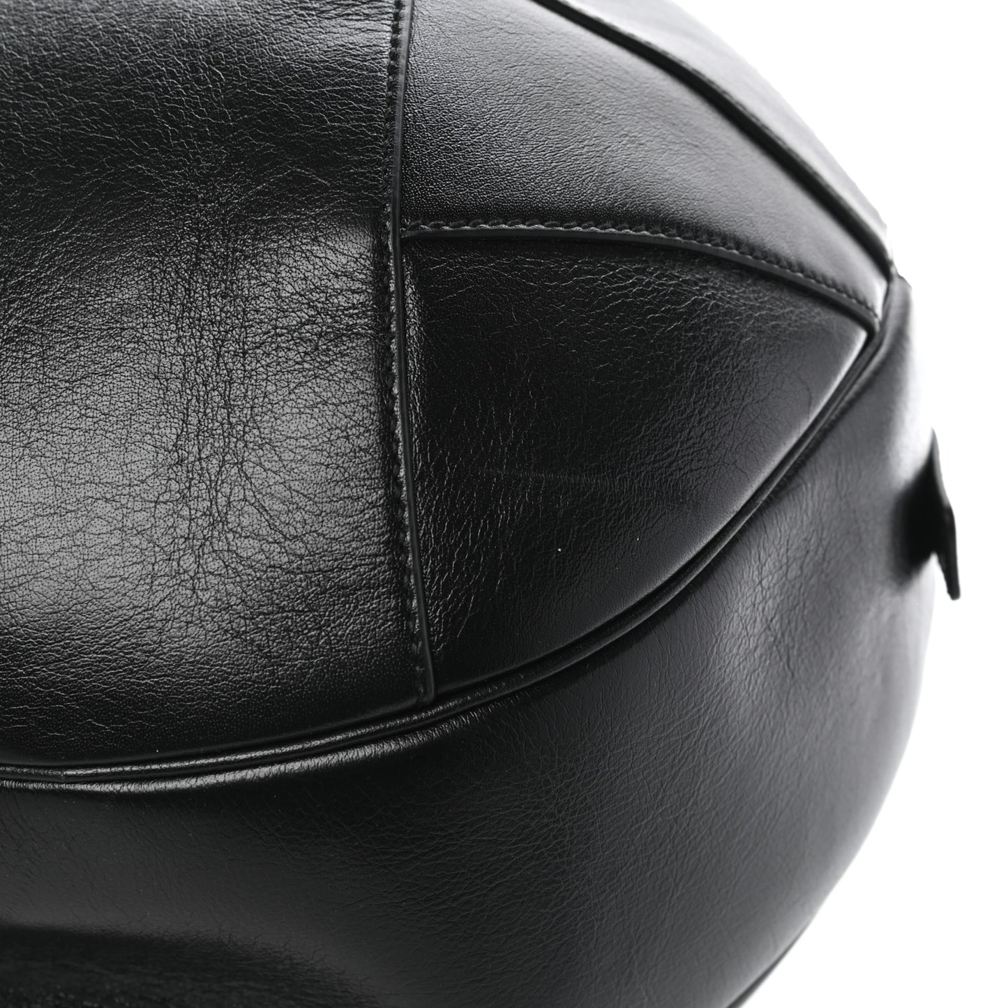 Piuma Lux Energy Large Tifosa Basketball Shaped Shoulder Bag Black