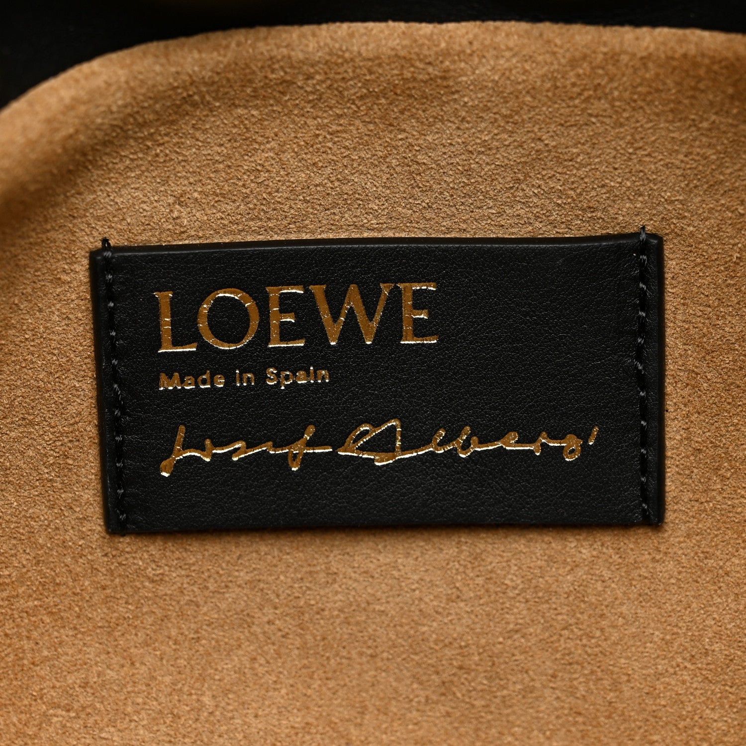 Loewe X ALBERS Nappa Calfskin Medium Flamenco Knot Clutch Black Burgundy 6 of 13