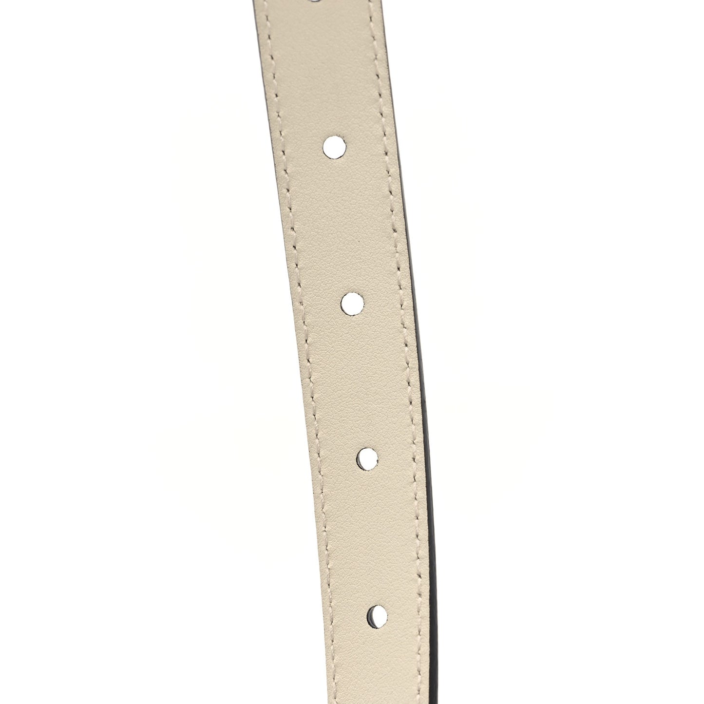 Calfskin Double G 20mm Belt 85 34 Mystic White