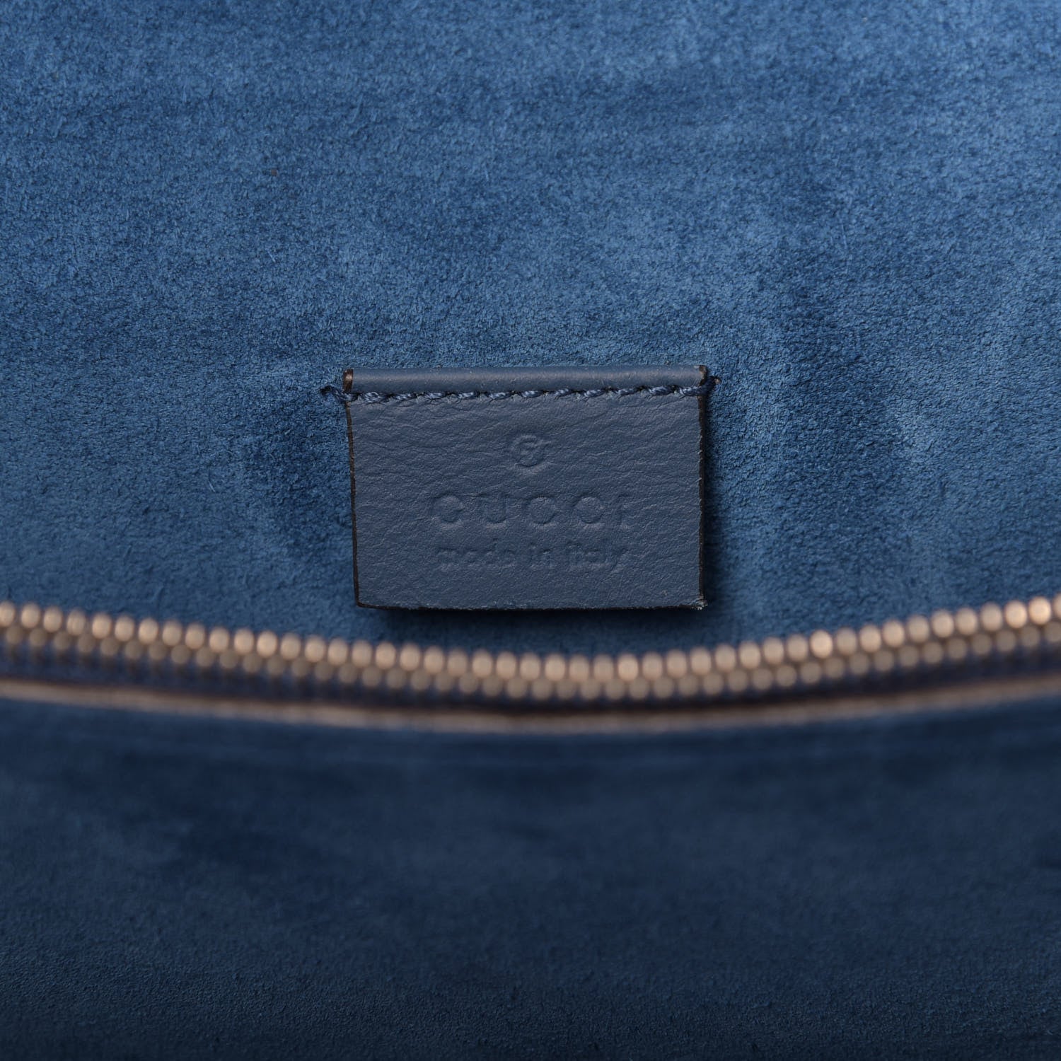 Gucci GG Supreme Monogram Blooms Small Dionysus Shoulder Bag Beige Navy Vintage Blue 9 of 10
