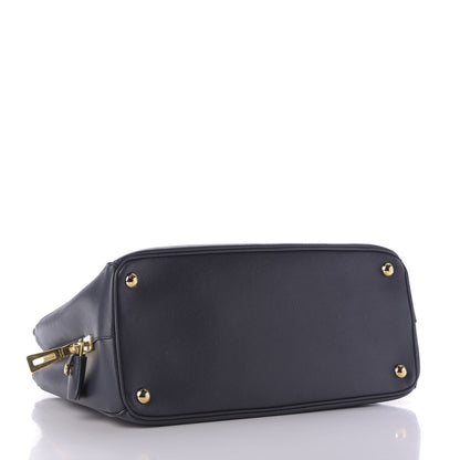 Prada Saffiano Lux Parabole Tote Baltico 4 of 12