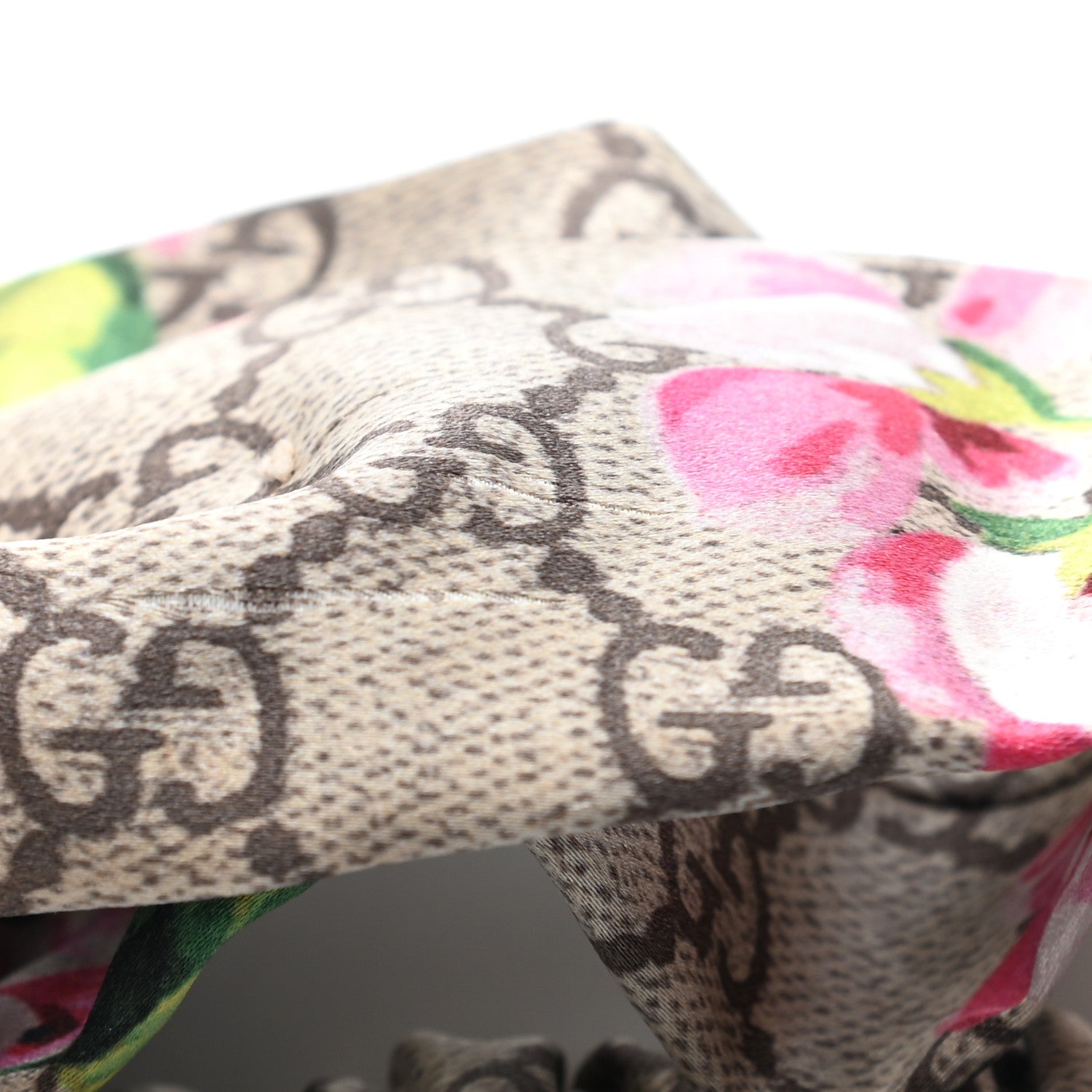 Gucci Silk Monogram Blooms Print Headband Antique Rose 9 of 12
