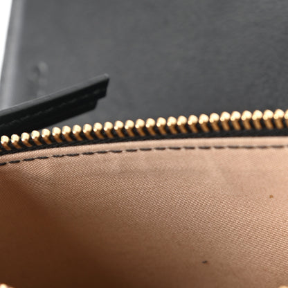 Chloe Grained Calfskin Alphabet Compact Wallet Black 9 of 11