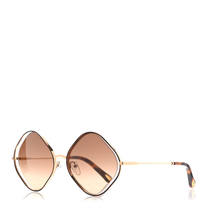 Chloe Metal Oversized Sunglasses CE159S Gold 1 of 8