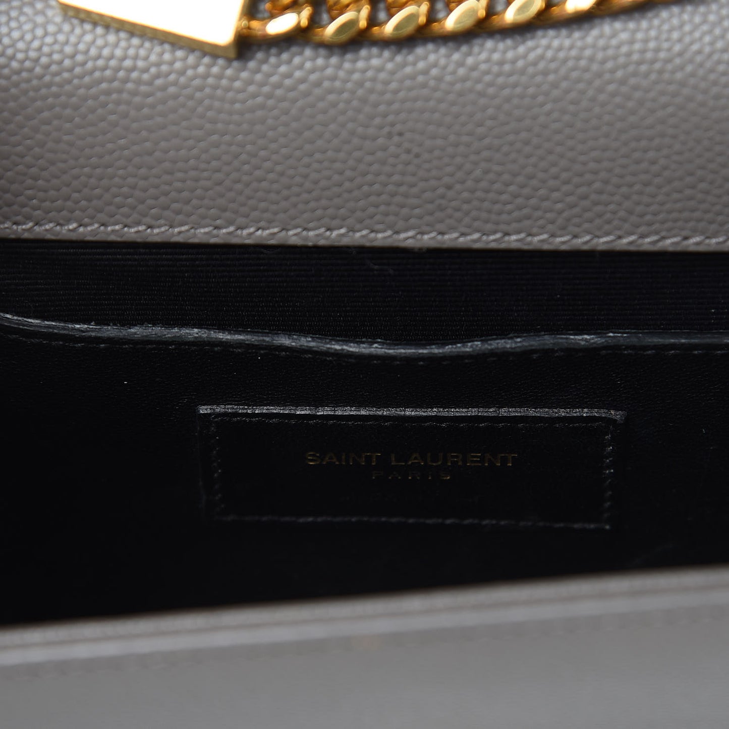 Grain De Poudre Small Monogram Kate Satchel Fog