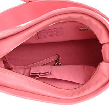 Chanel Aged Calfskin Quilted Small Gabrielle Logo Hobo Rose 4 of 9
