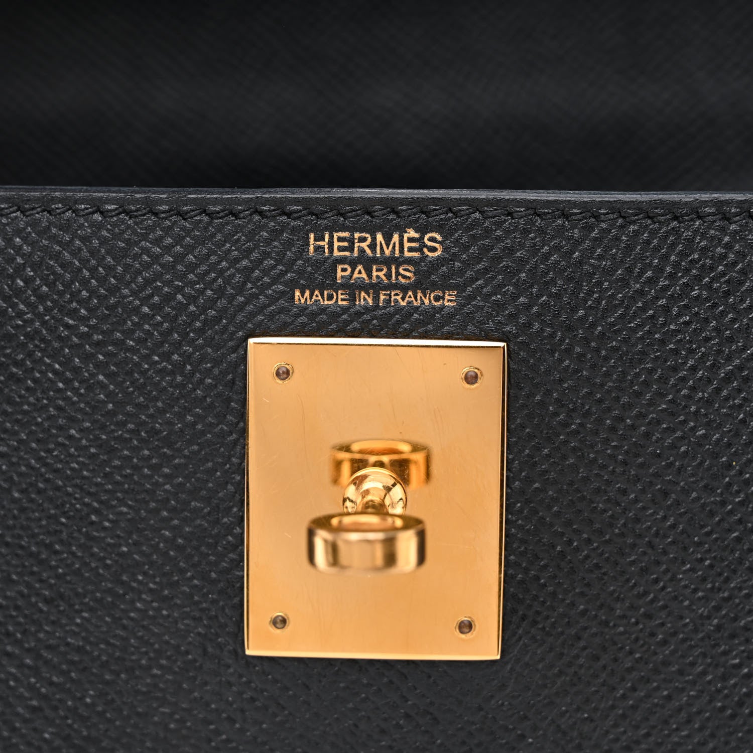 Hermes Epsom Kelly Sellier 32 Black 6 of 12