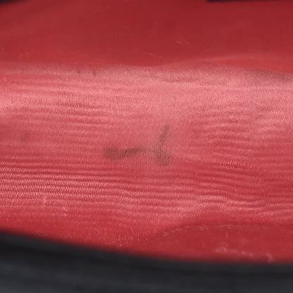 Gucci Velvet Matelasse Small GG Marmont Shoulder Bag Black 10 of 16