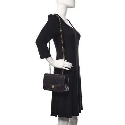 Chanel Lambskin Quilted Small Single Flap Black 2 of 13