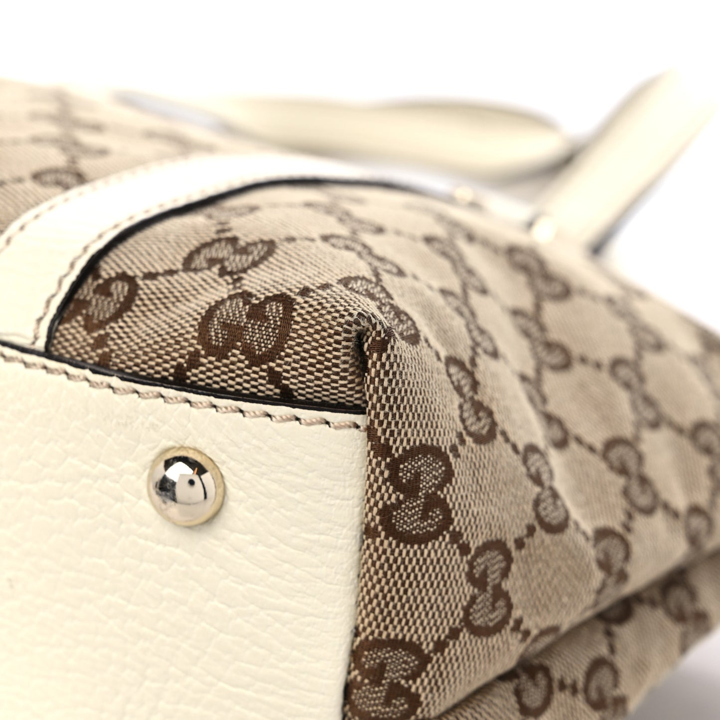 Monogram Medium Abbey Tote Off White