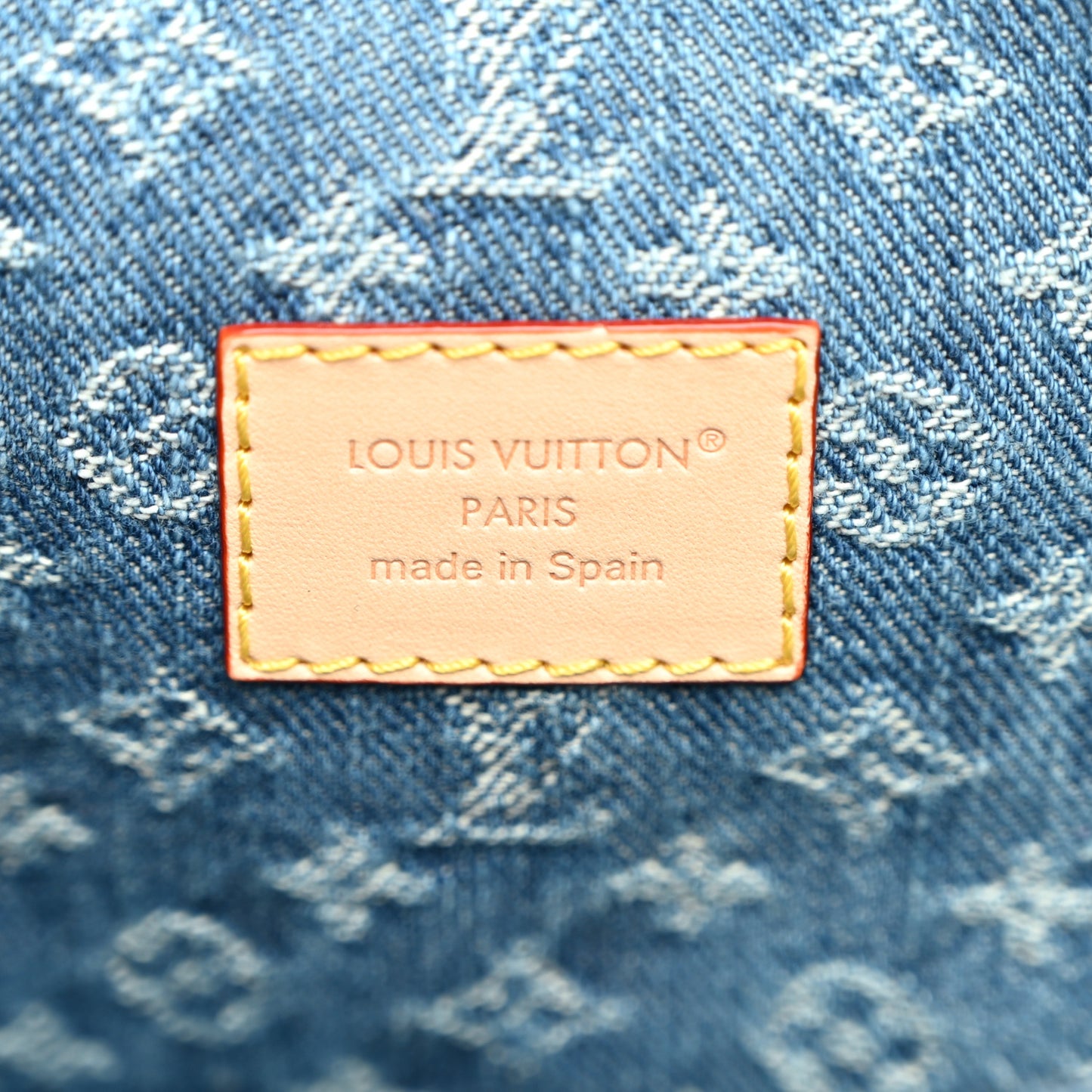 Monogram Denim Nano Diane Blue