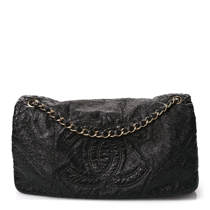 Chanel Vinyl Medium Rock and Chain Flap Black 1 of 12