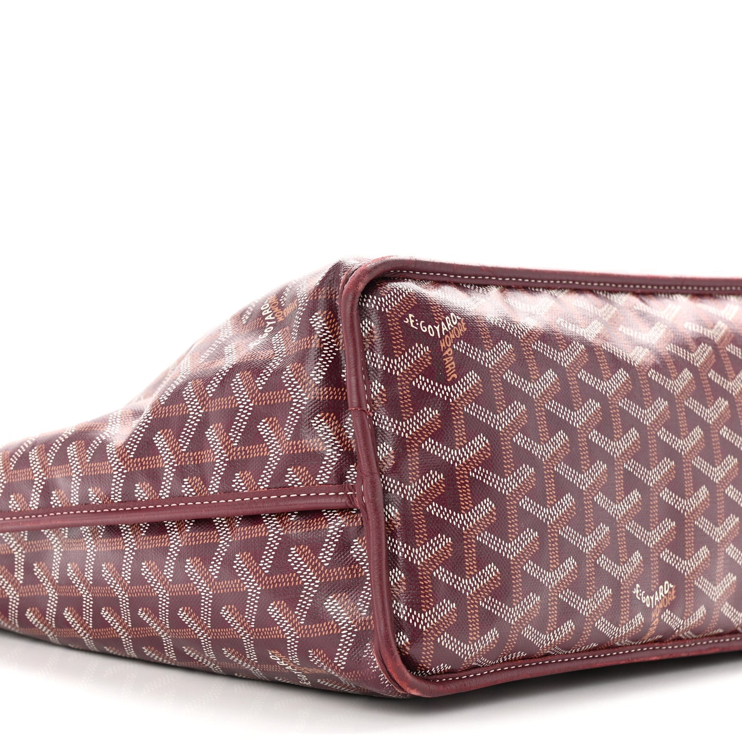 Goyardine Reversible Anjou PM Burgundy
