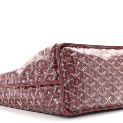 Goyard Goyardine Reversible Anjou PM Burgundy 10 of 14