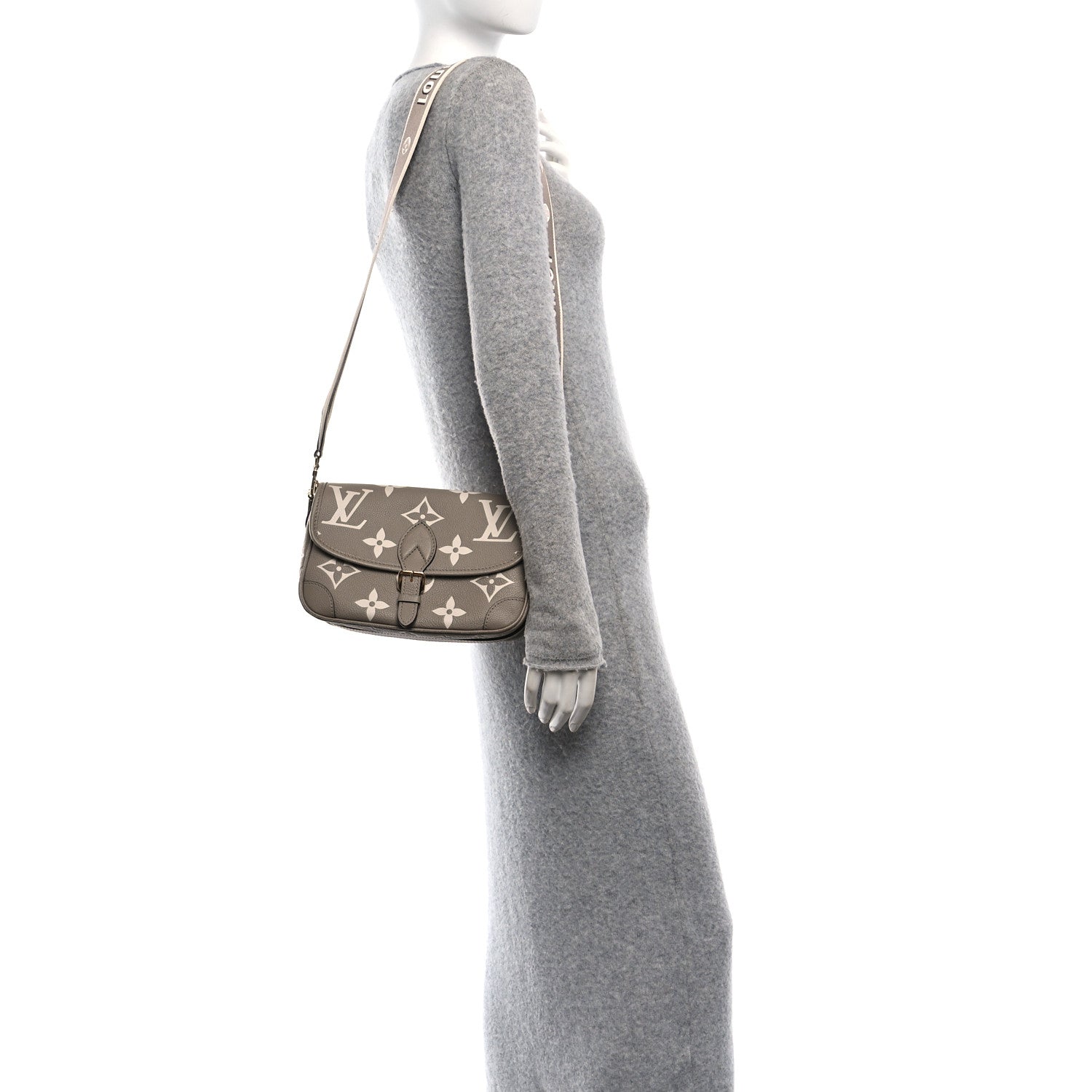 Louis Vuitton Empreinte Monogram Giant Diane Tourterelle Creme 2 of 10