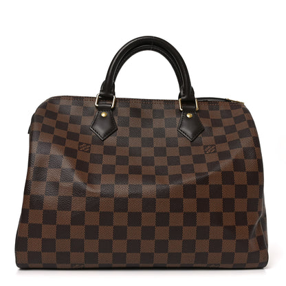 Louis Vuitton Damier Ebene Speedy 30 1 of 9