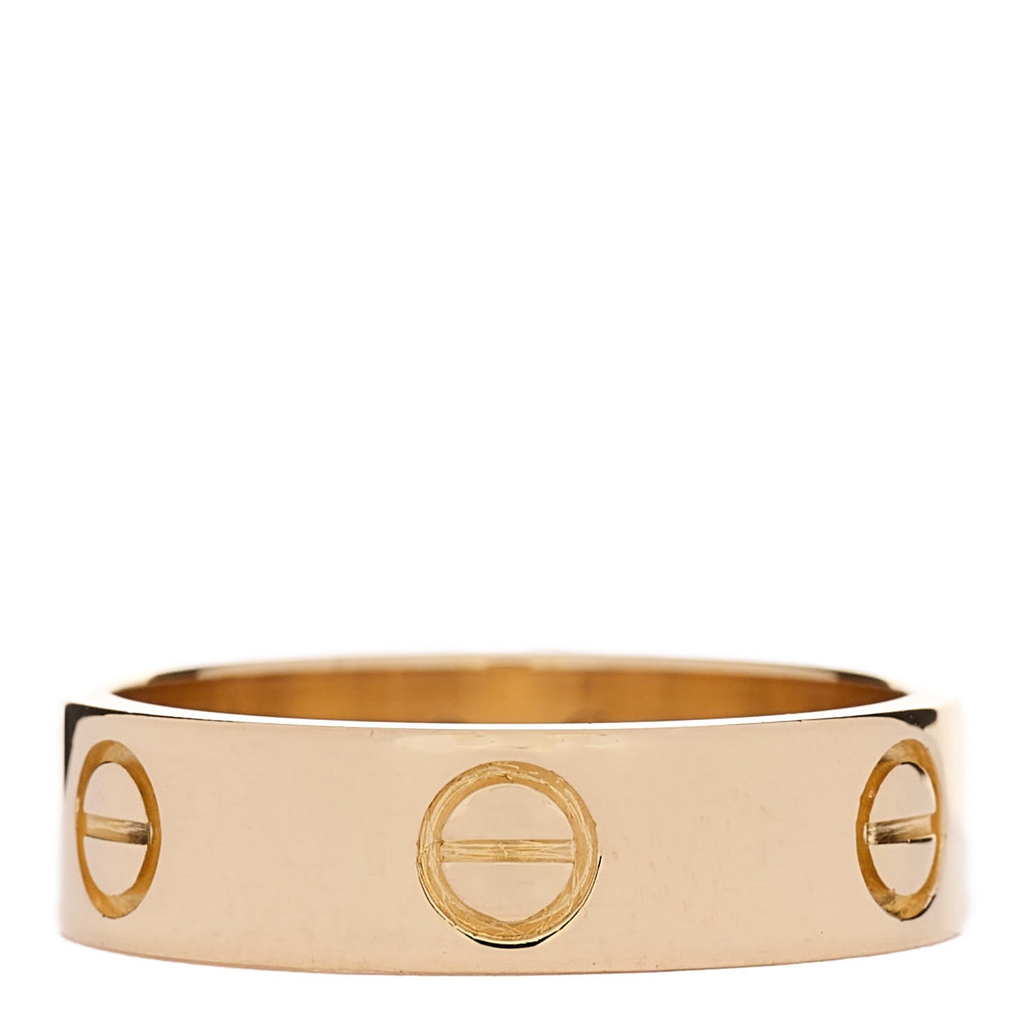 18K Yellow Gold 5.5mm LOVE Ring 56 7.75