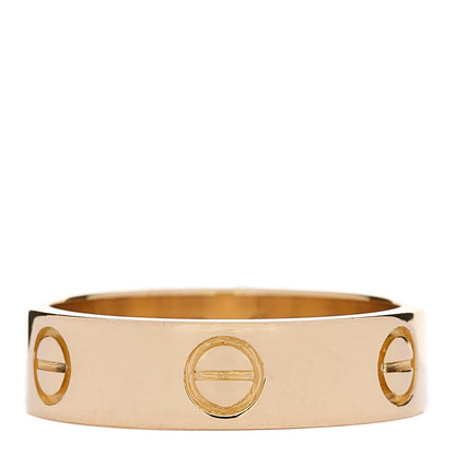 Cartier 18K Yellow Gold 5.5mm LOVE Ring 56 7.75 1 of 5