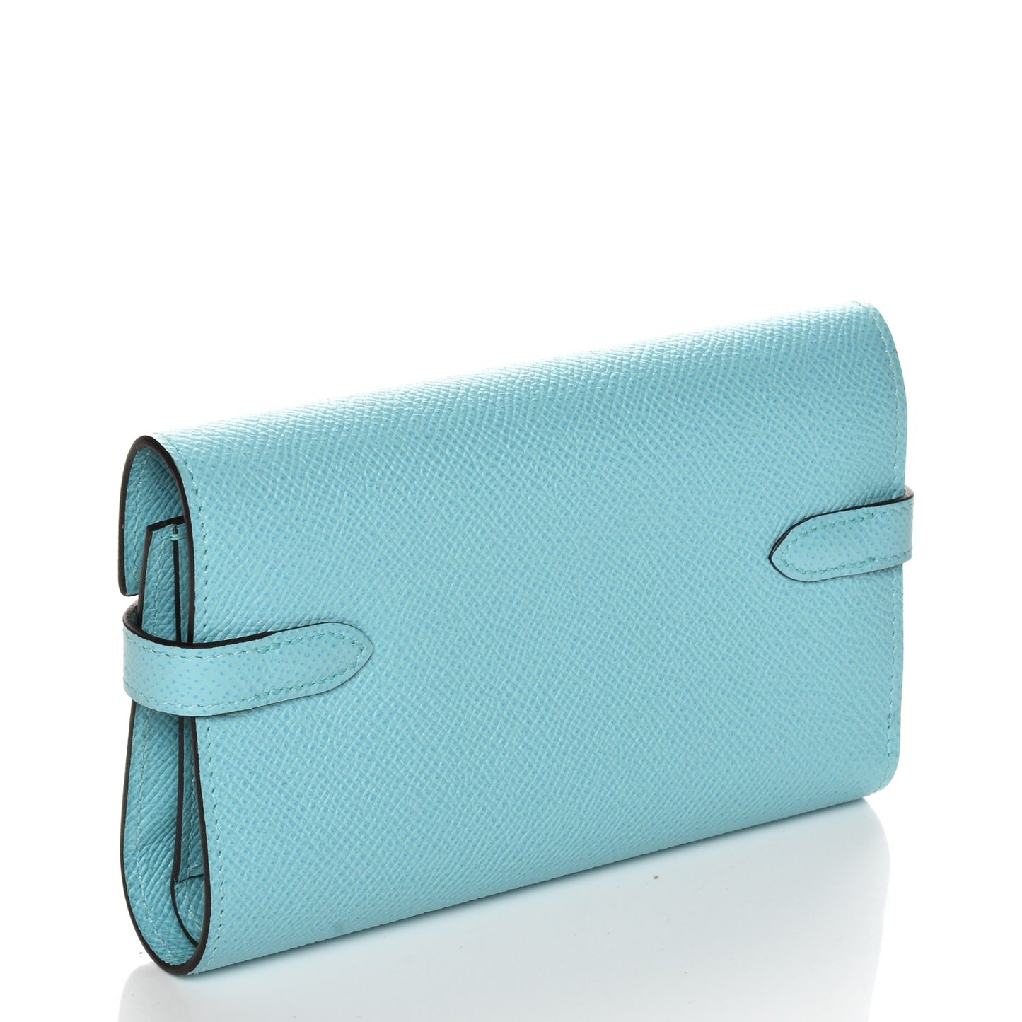 Epsom Medium Kelly Wallet Bleu Atoll