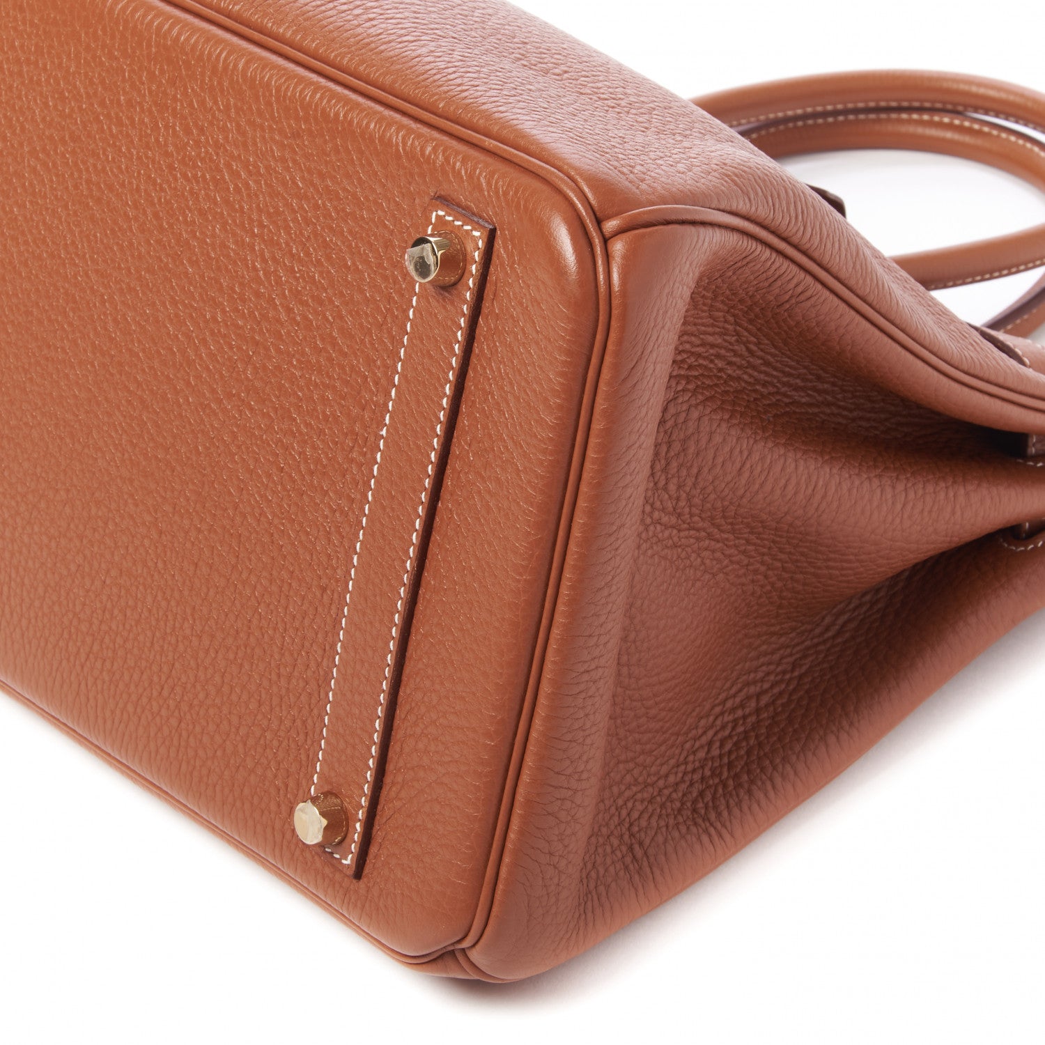 Hermes Taurillon Clemence Birkin 35 Gold 7 of 33