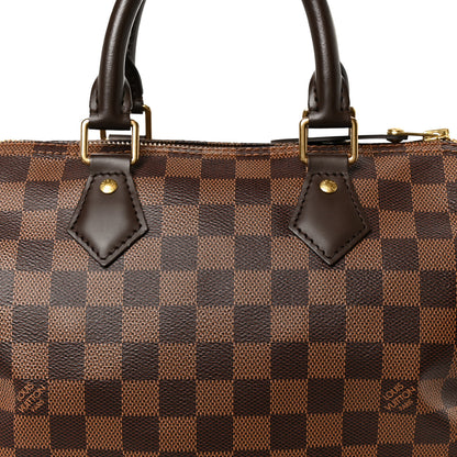 Louis Vuitton Damier Ebene Speedy 25 7 of 9