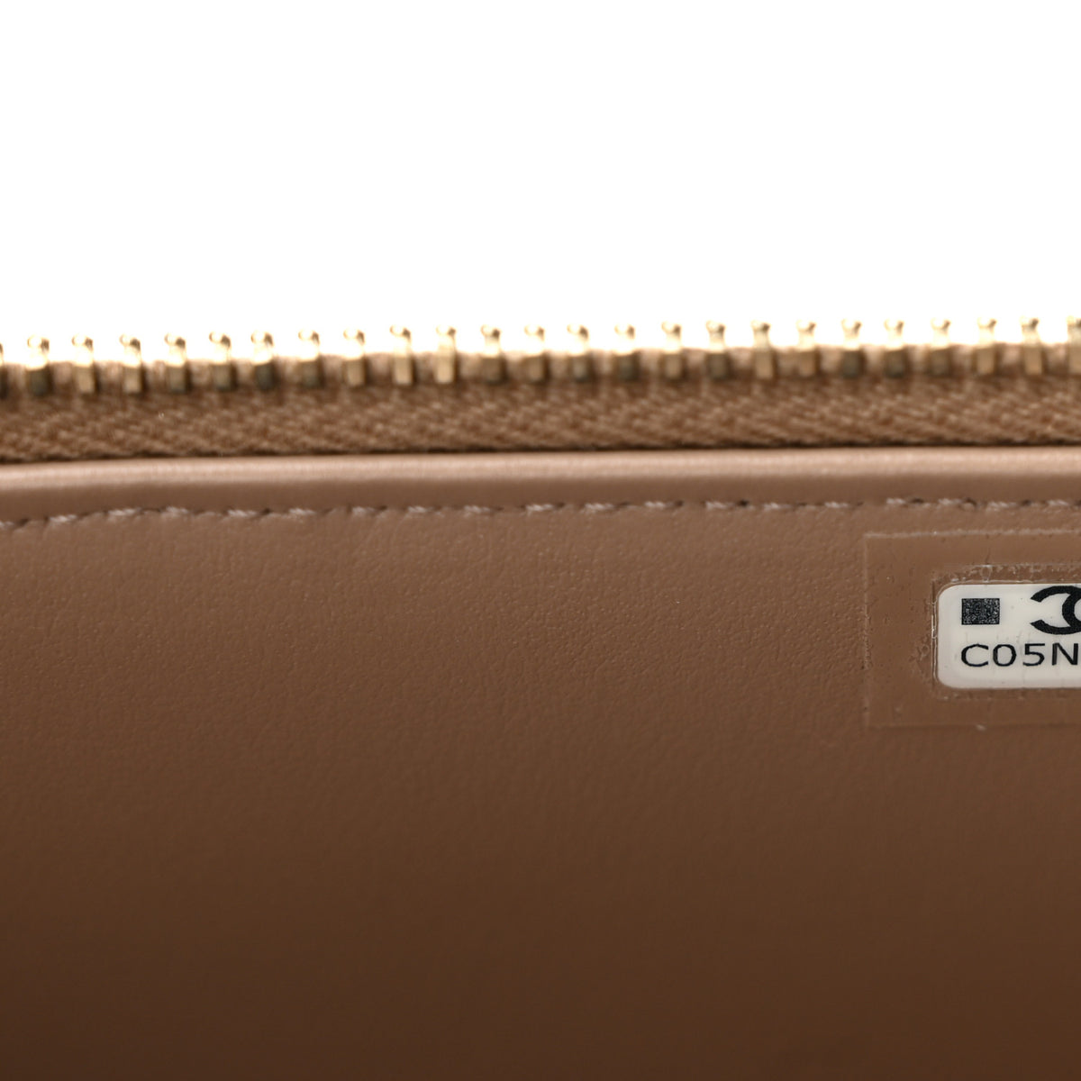 Chanel Caviar Quilted Small Vanity Case With Chain Dark Beige 7 of 10
