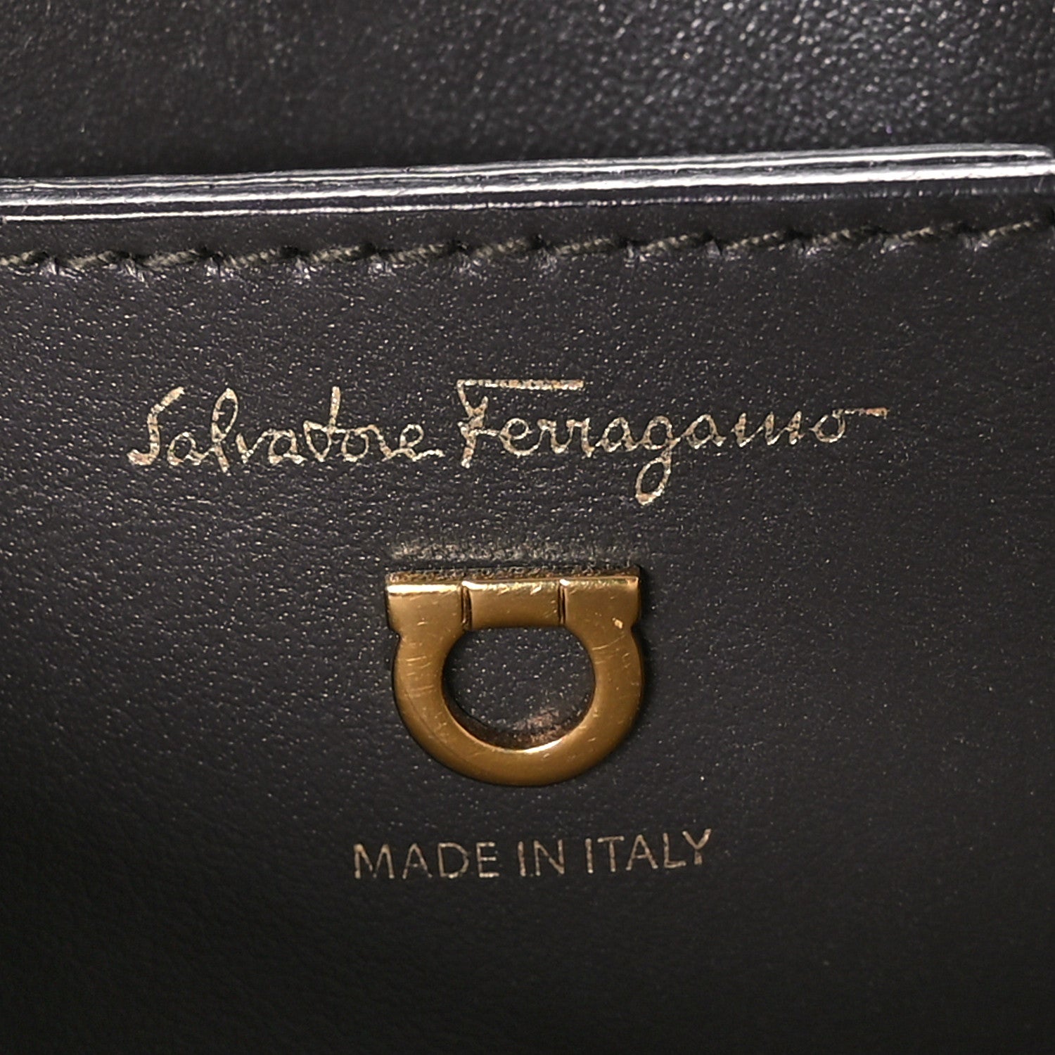 Salvatore Ferragamo Calfskin Medium Margot Top Handle Satchel Flannel 6 of 14