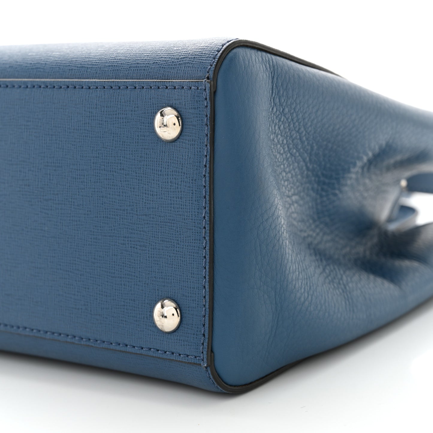 Vitello Elite Petite 2Jours Tote Blue Cobalto