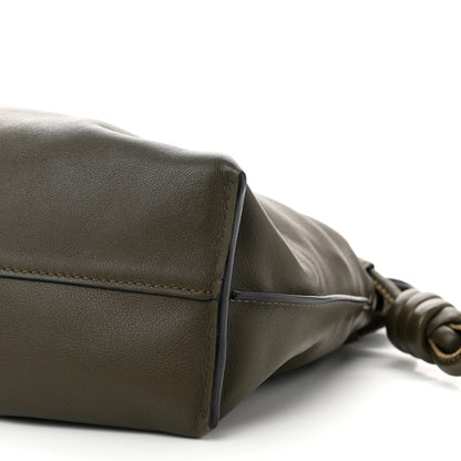 Loewe Nappa Medium Flamenco Knot Bag Dark Khaki 9 of 10