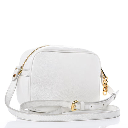 Versace Calfskin Palazzo Camera Bag White 3 of 9