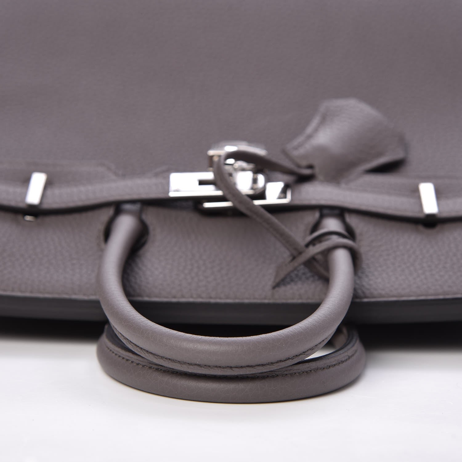 Hermes Togo Birkin 25 Etain 28 of 33