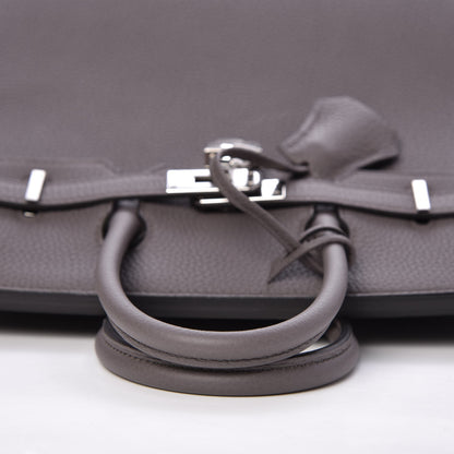 Hermes Togo Birkin 25 Etain 28 of 33