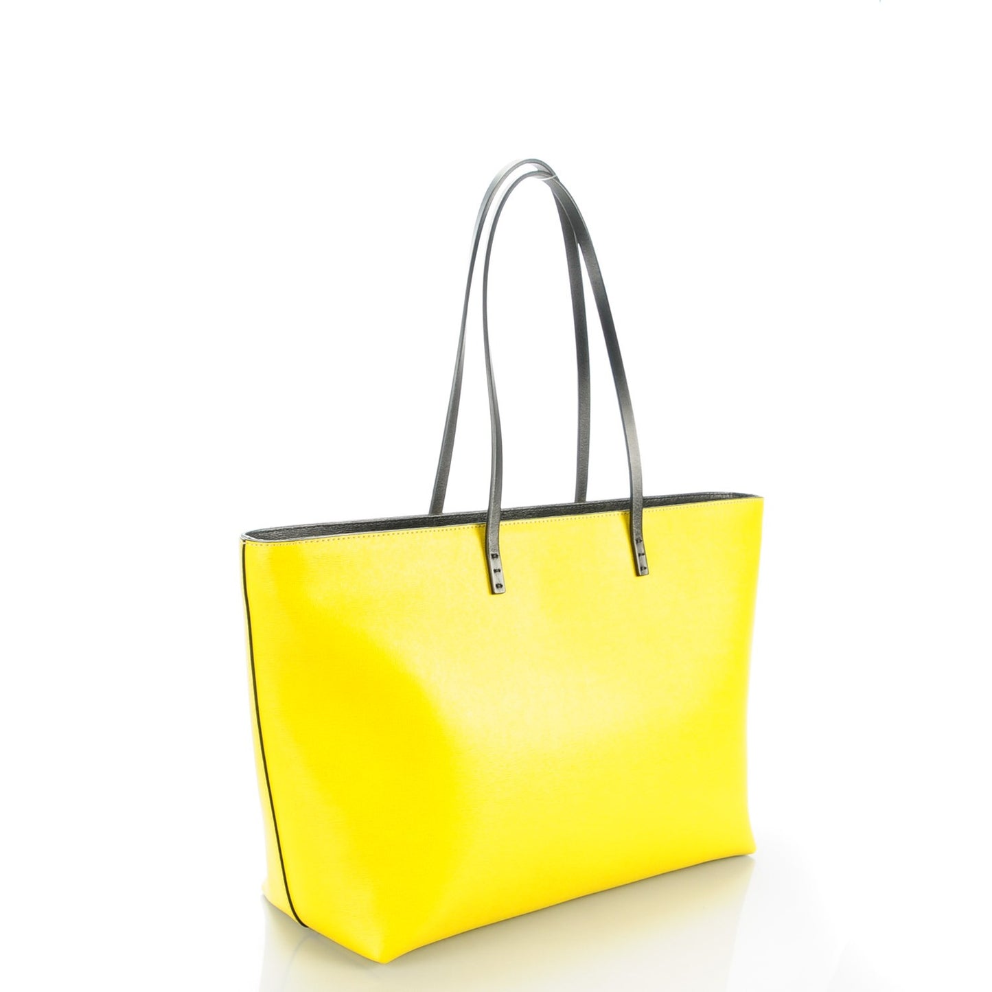 Vitello Elite Cuoio Monster Buggies Medium Roll Tote Cedro Black