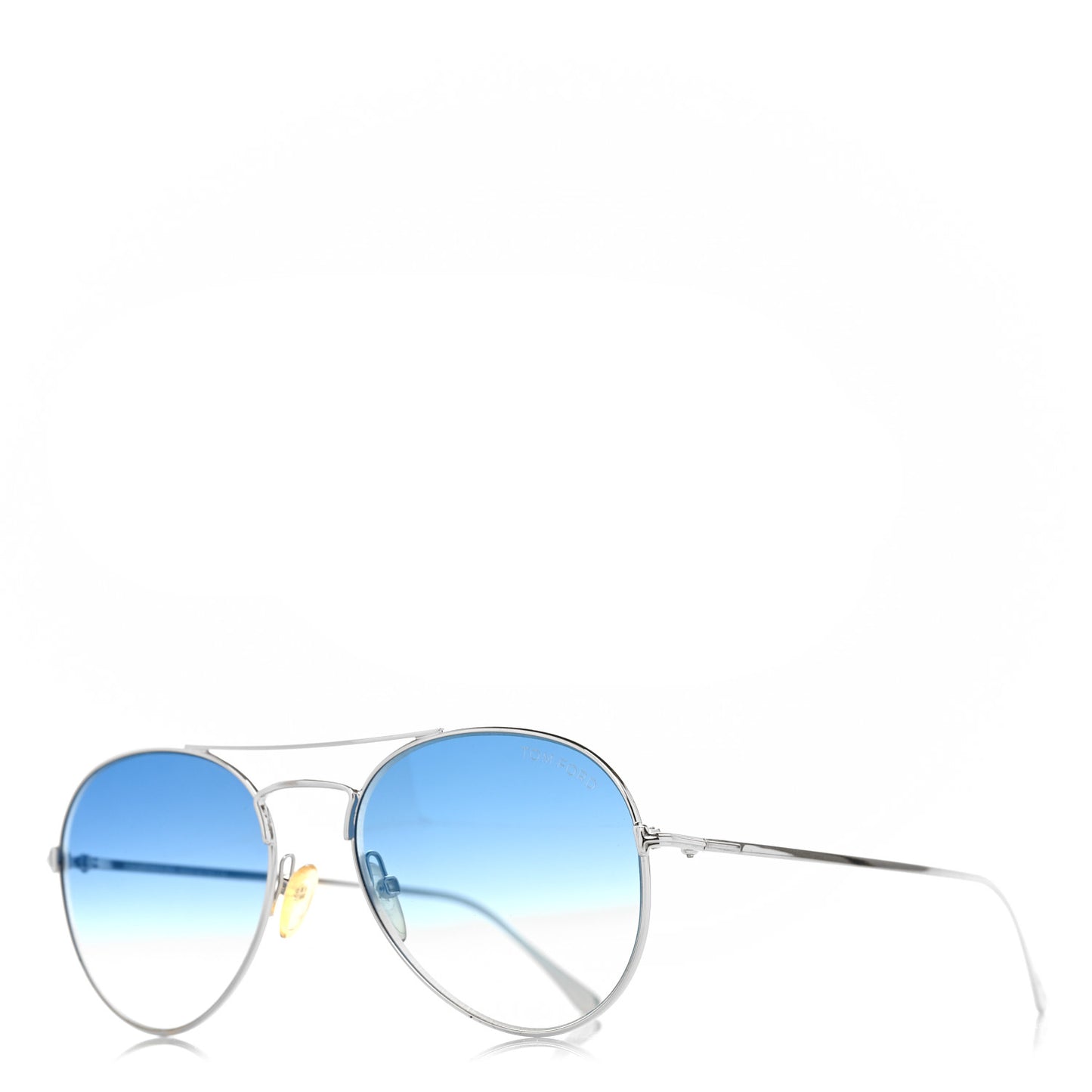 Metal Ace-02 Aviator Sunglasses TF551 Silver Blue