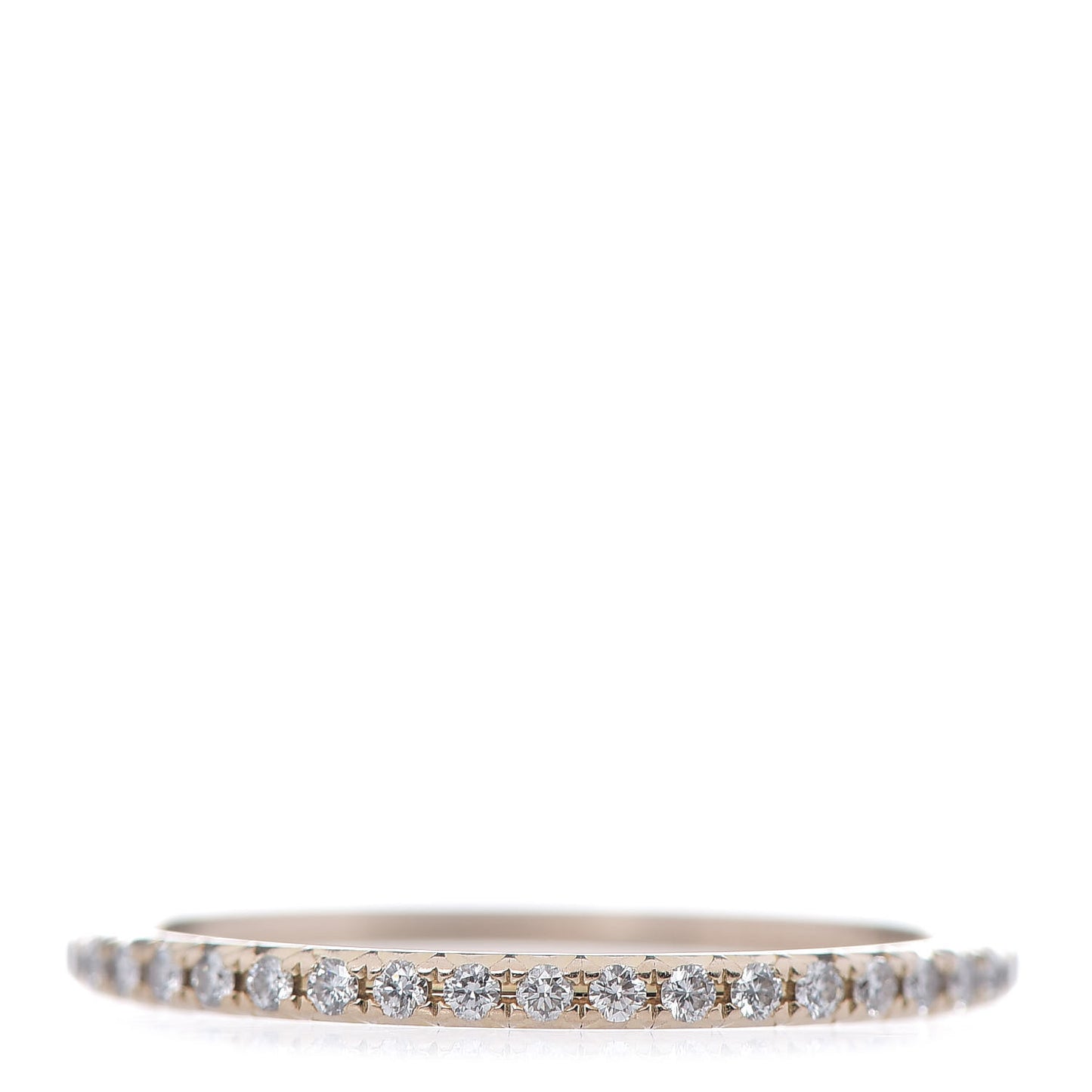 18K Rose Gold Diamond Metro Band Ring 52 6