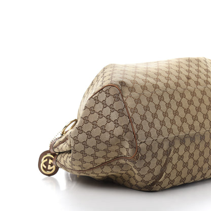 Gucci Monogram Large Sukey Tote Dark Brown 12 of 17
