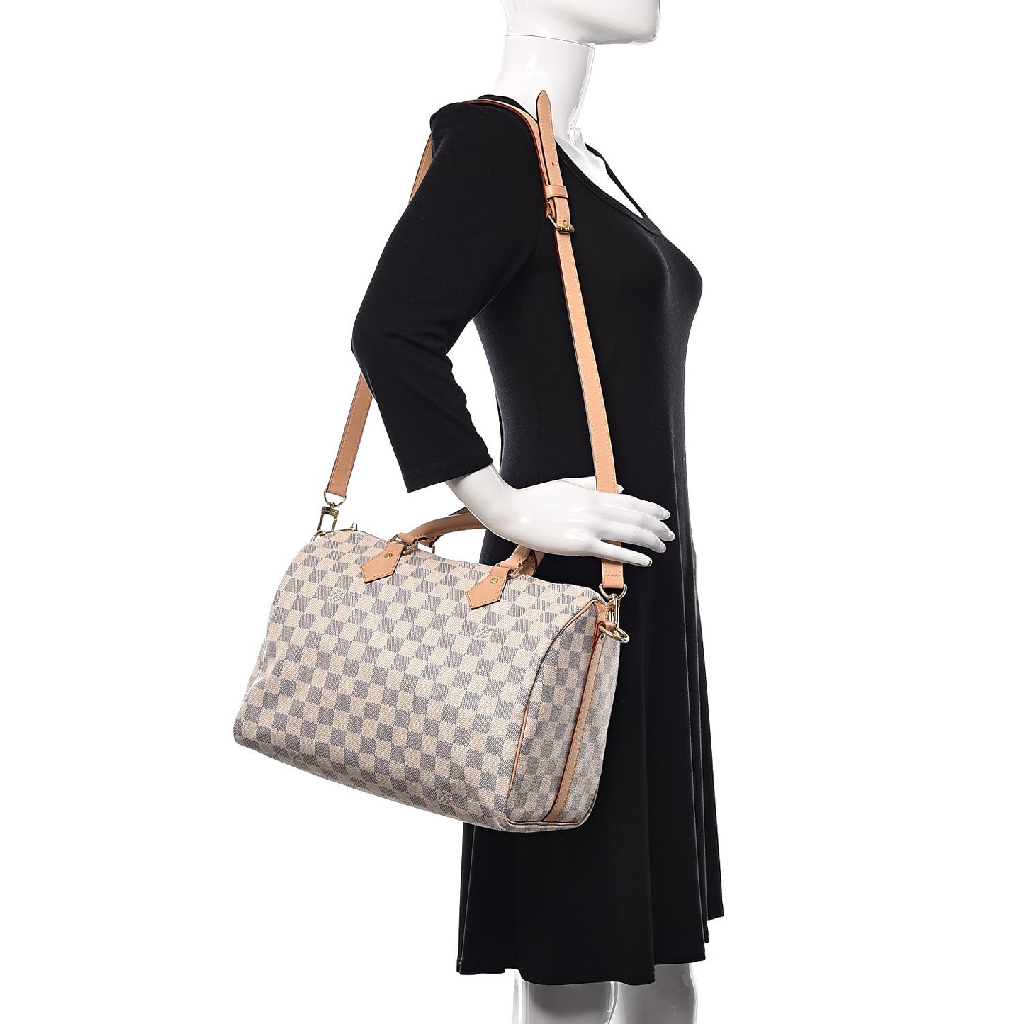 Damier Azur Speedy Bandouliere 30