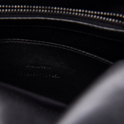 Saint Laurent Grain De Poudre Medium West Hollywood Monogram Fold-Over Black 7 of 10