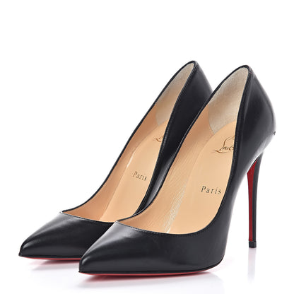 Christian Louboutin Shiny Nappa Pigalle Follies 100 Pumps 37 Black 3 of 7