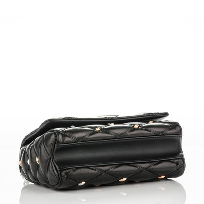 Louis Vuitton Lambskin Studded Malletage GO-14 PM Black 4 of 8