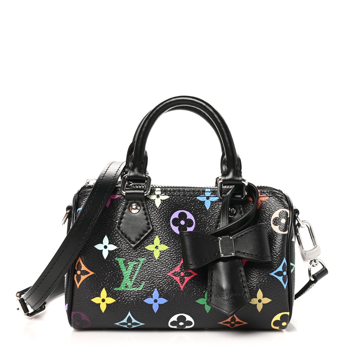 LV X TM Monogram Multicolor Nano Speedy Black