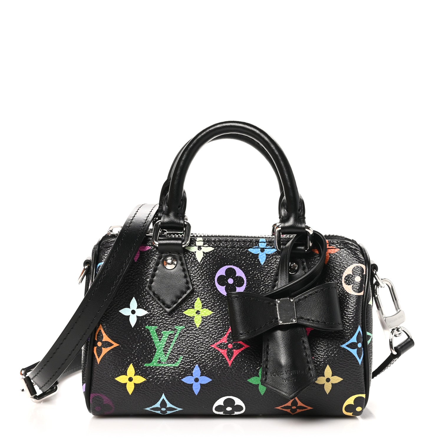 Louis Vuitton LV X TM Monogram Multicolor Nano Speedy Black 1 of 10