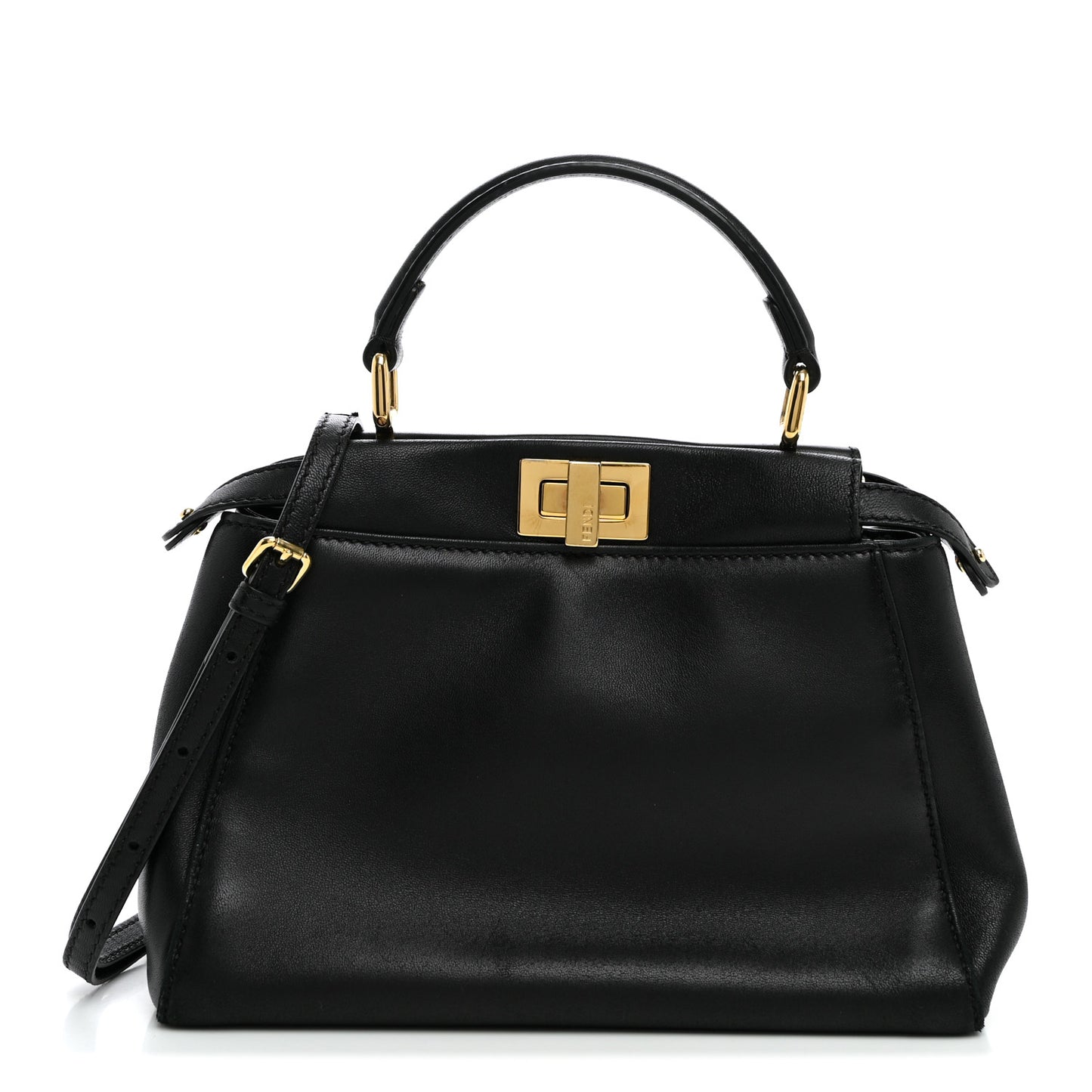 Nappa Mini Peekaboo Iconic Satchel Black