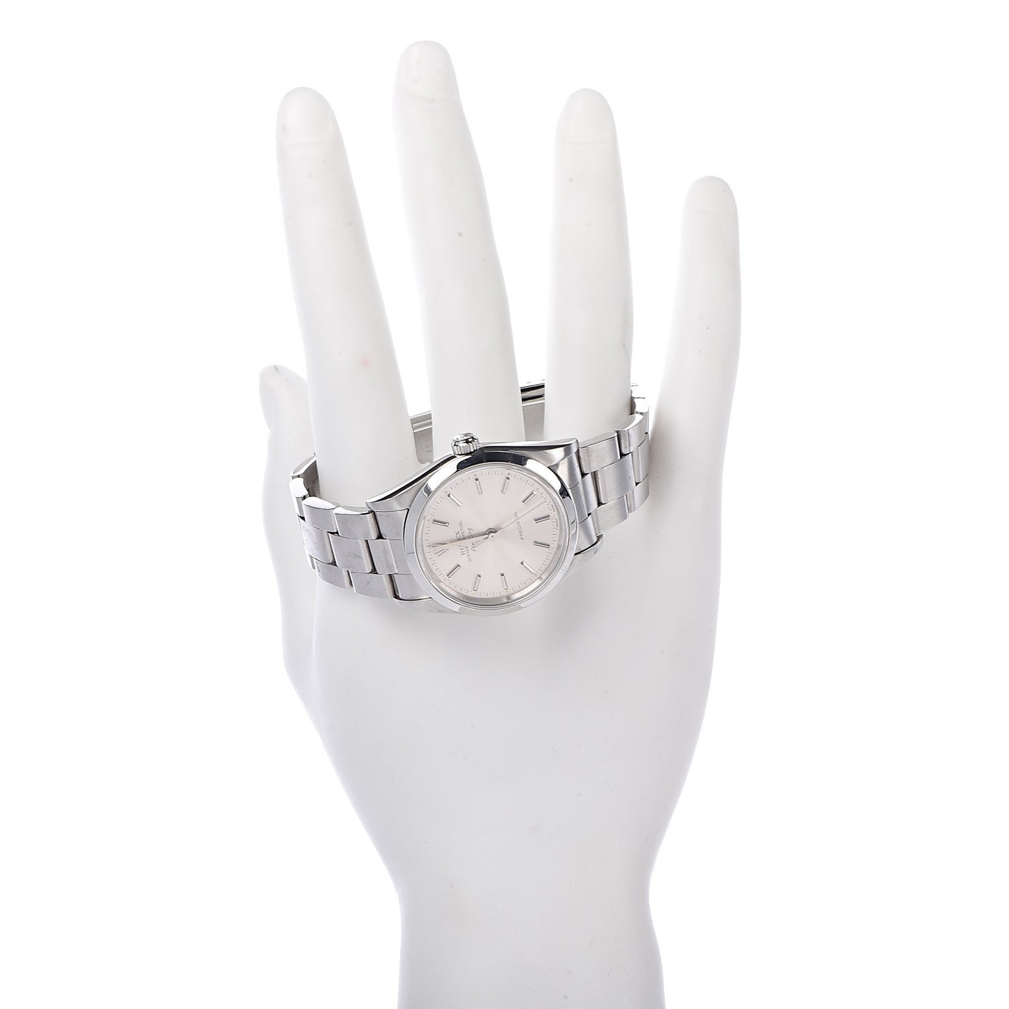 Stainless Steel 34mm Air-King Oyster Perpetual Precision Watch Silver 14000
