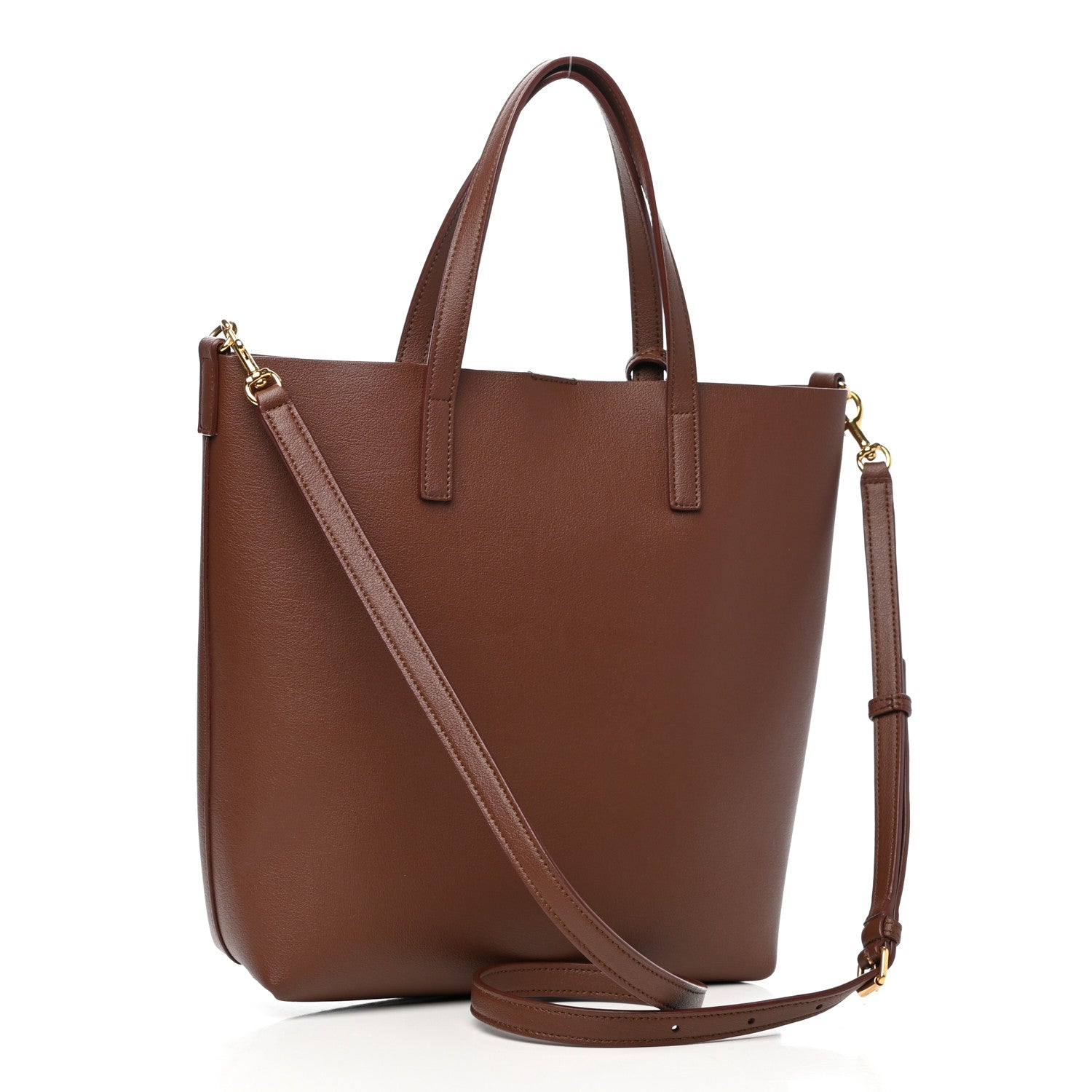 Saint Laurent Calfskin Toy Shopping Tote Old Brandy 3 of 10